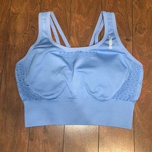 Gymshark Energy+ Seamless Crop in Blue